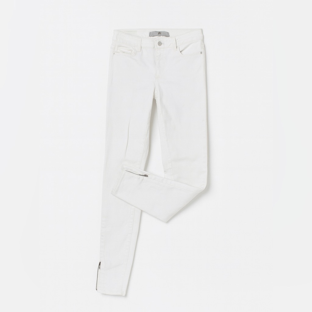 Vero Moda White Skinny Jeans with Zip Ankles (27/32)